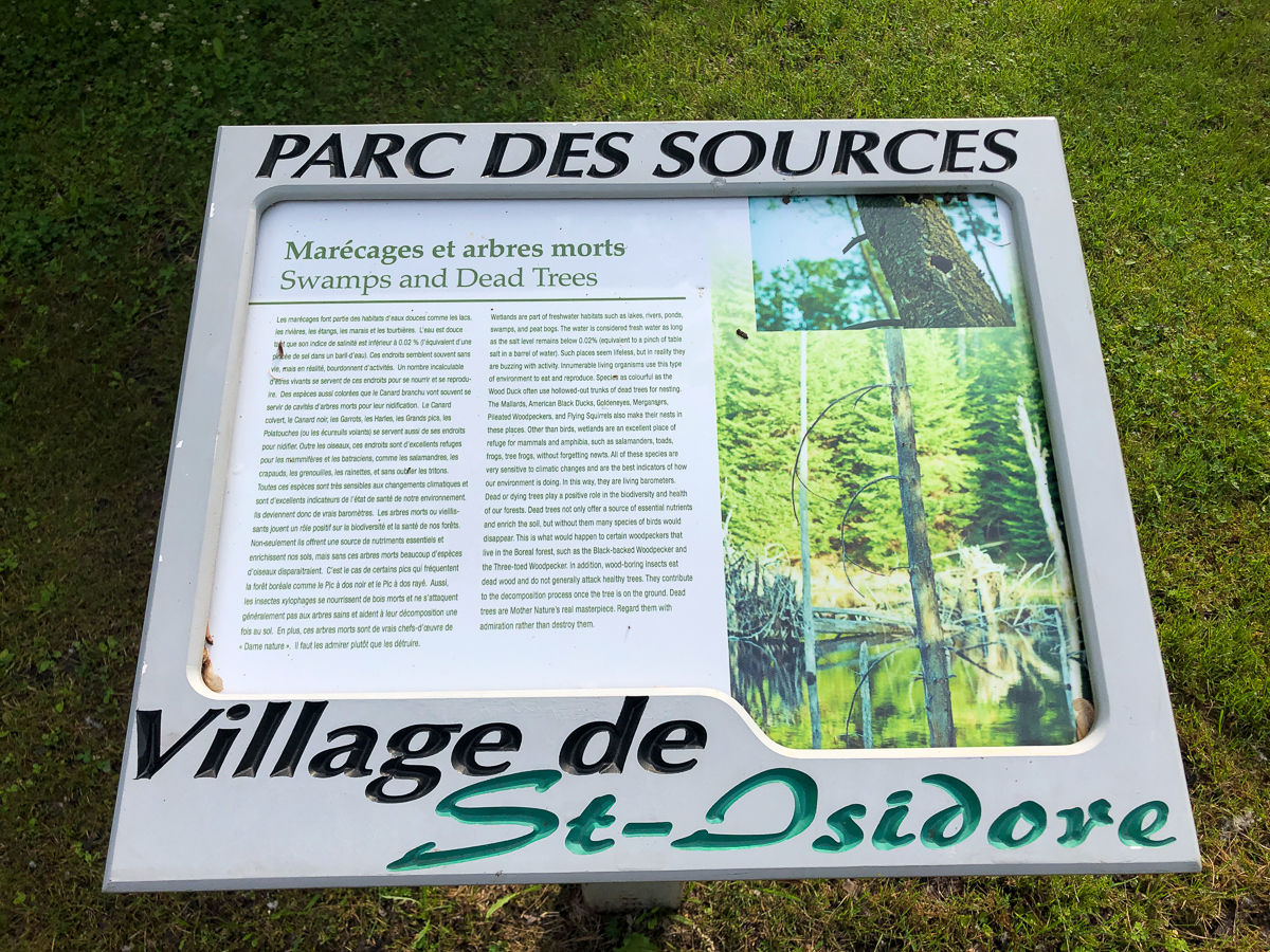 Swamps and Dead Trees sign