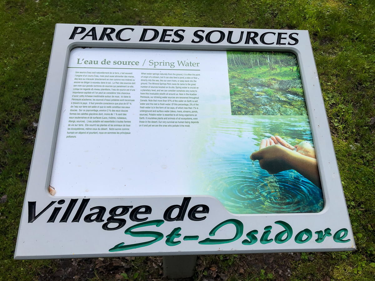 Spring Water sign