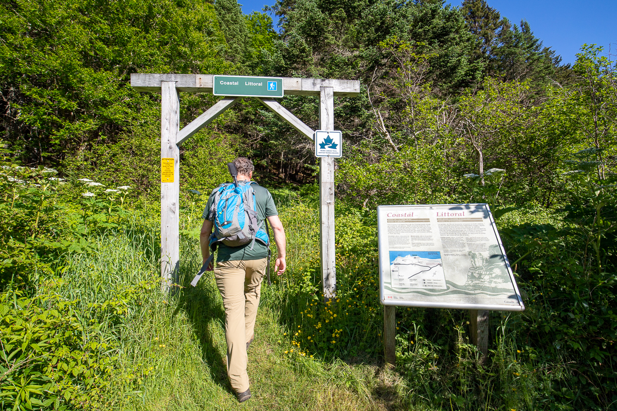 Coastal Trail sign