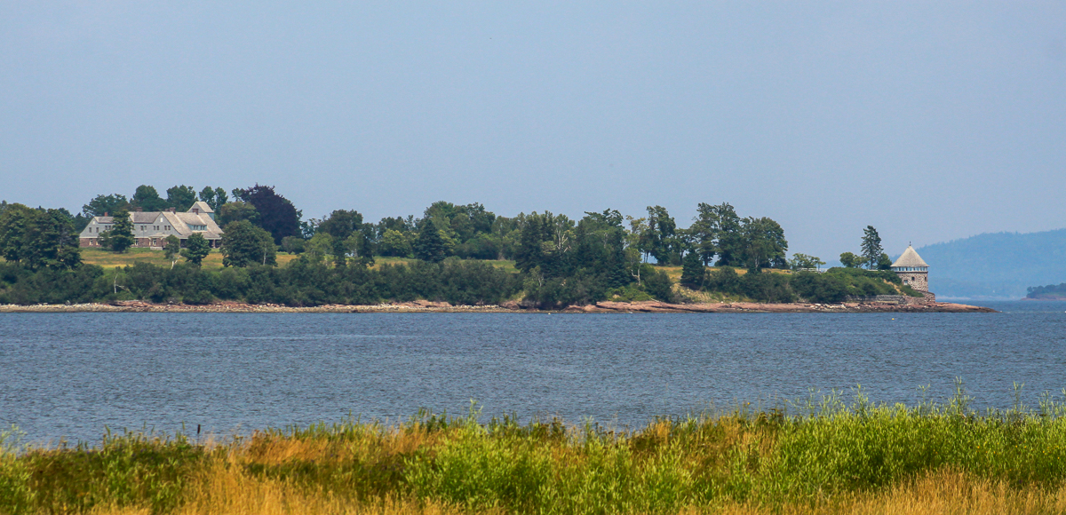 Looking across at Ministers Island from the Van Horne Trail